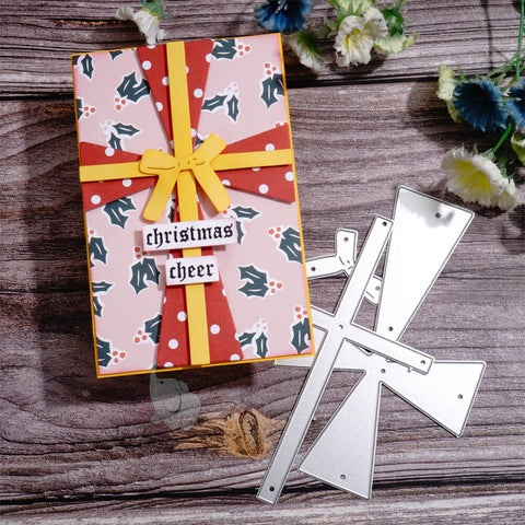 Inlovearts Cross with Bowknot Cutting Dies