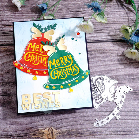 Inlovearts Cute Christmas Bell Cutting Dies