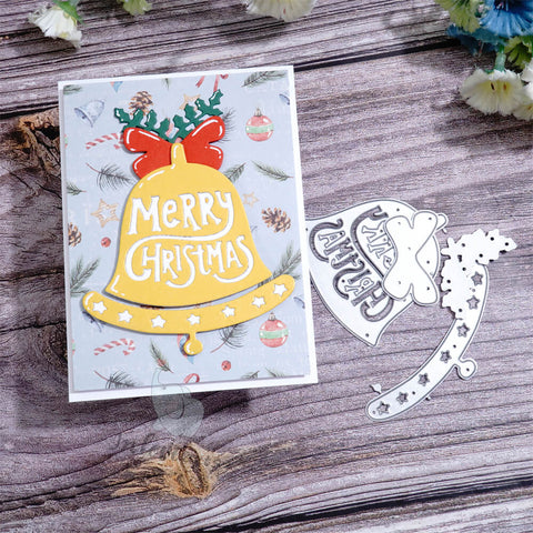 Inlovearts Cute Christmas Bell Cutting Dies