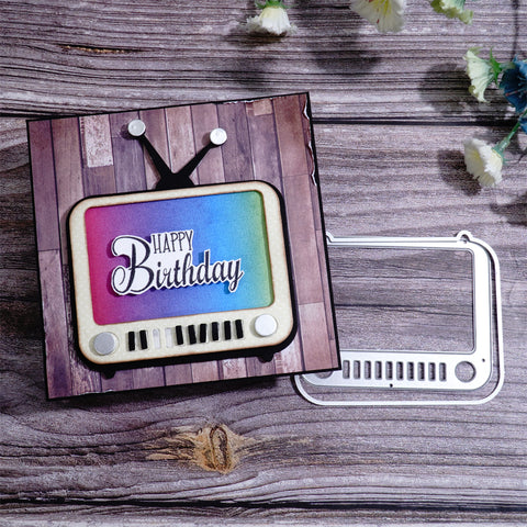 Inlovearts Cute Television Cutting Dies