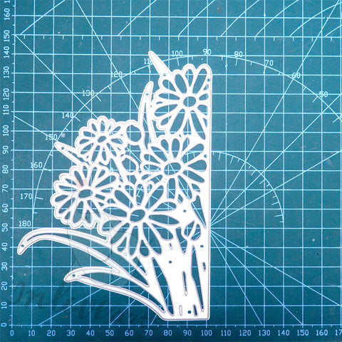 Inlovearts Daisy Corner Border Cutting Dies