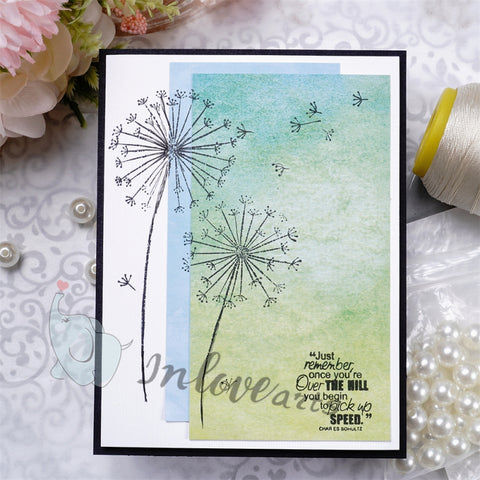 Inlovearts Dandelion Clear Stamps