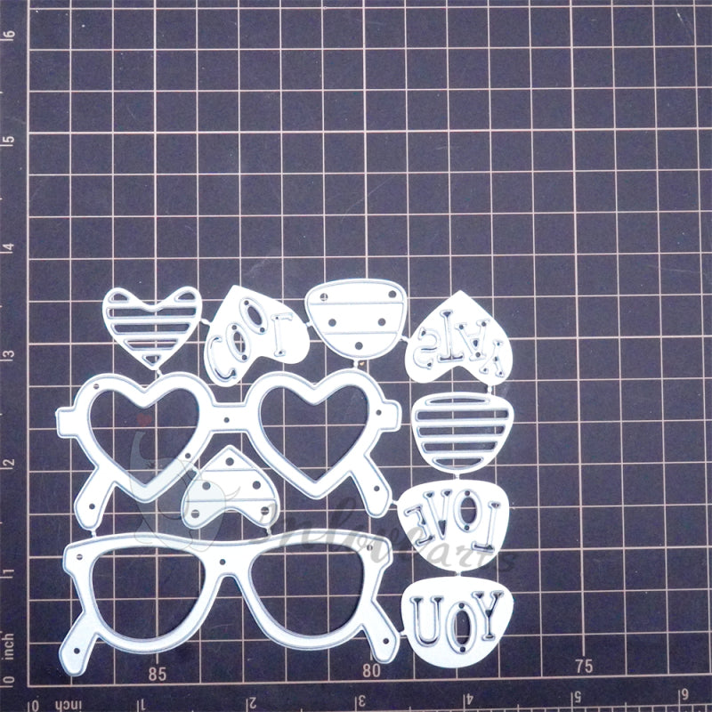Inlovearts Decorated Sunglasses Cutting Dies