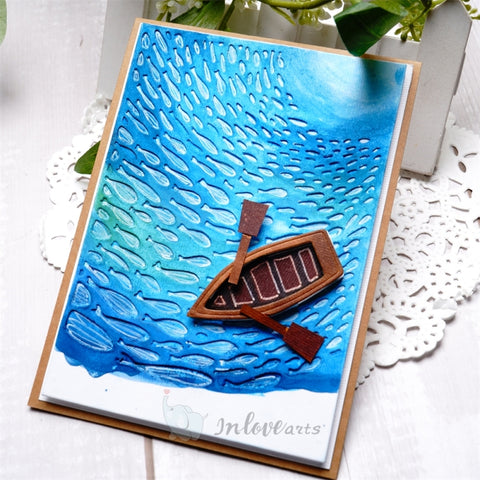 Inlovearts Deep Sea Background Board Cutting Dies