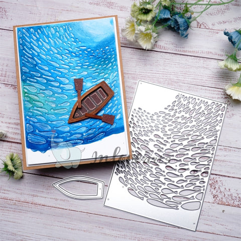 Inlovearts Deep Sea Background Board Cutting Dies