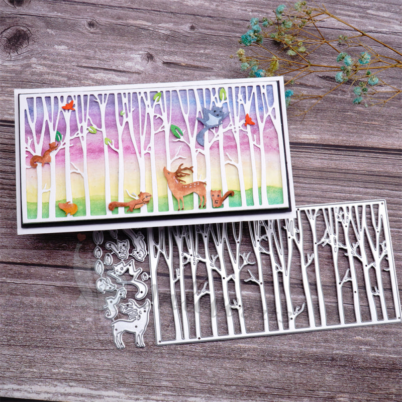 Inlovearts Deer in the Forest Cutting Dies