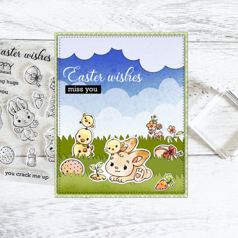 Inlovearts Easter Bunny Die with Stamps Set