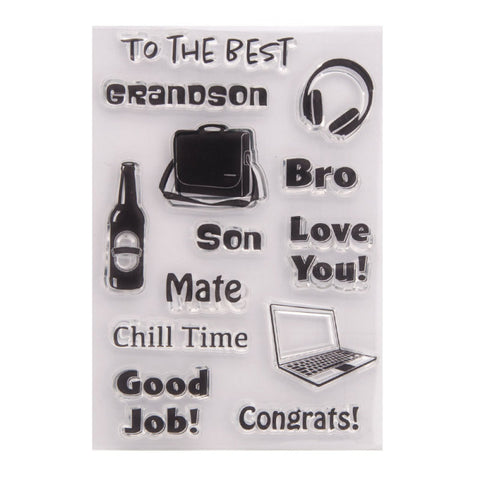 Inlovearts Encouraging Words Clear Stamps