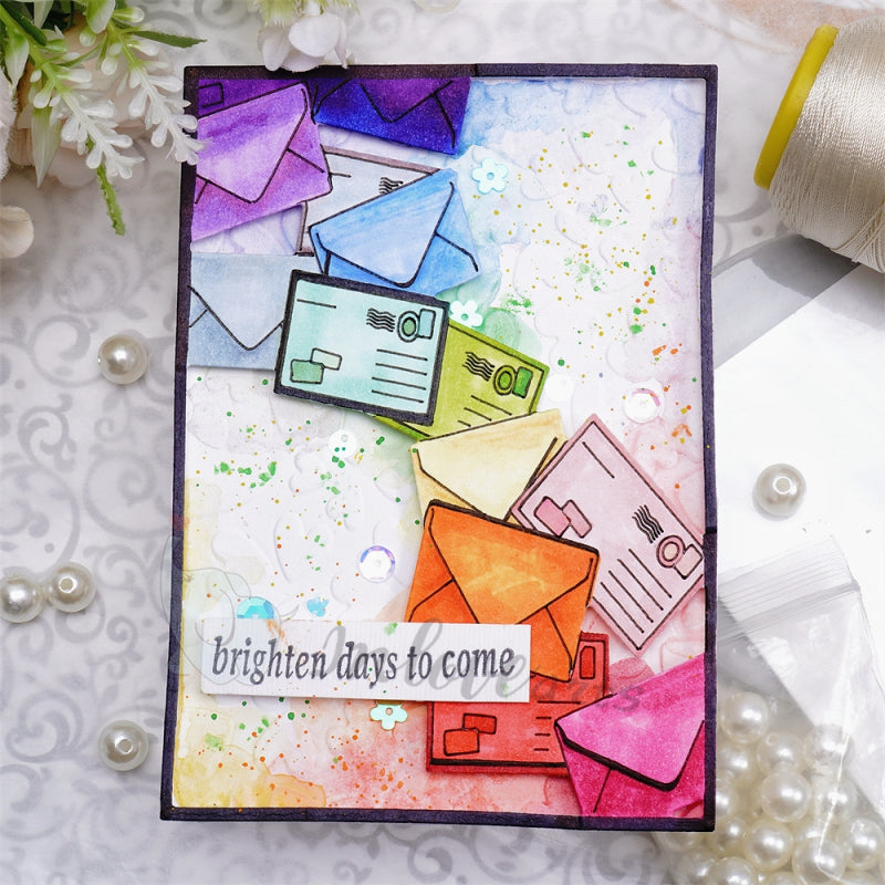 Inlovearts Envelope Background Board Cutting Dies