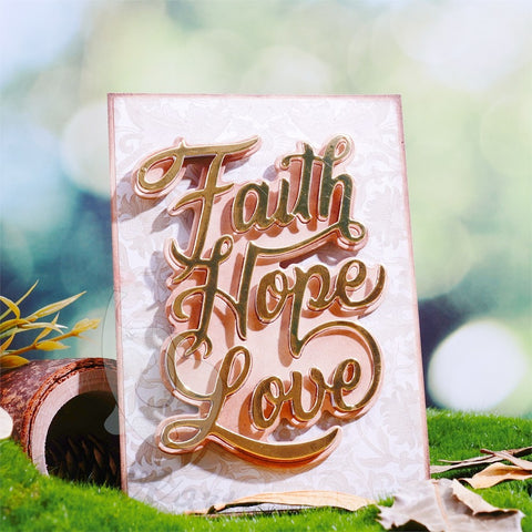 Inlovearts "Faith, Hope, Love" Cutting Dies