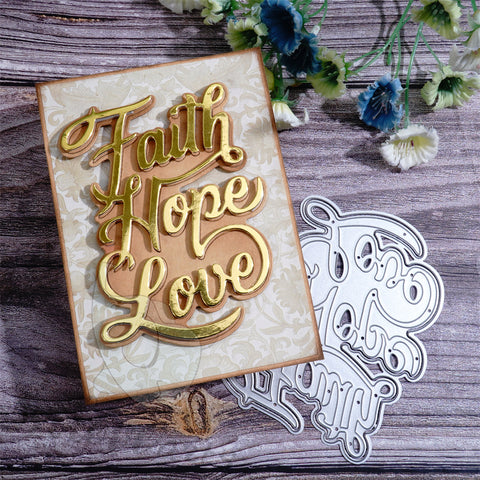 Inlovearts "Faith, Hope, Love" Cutting Dies