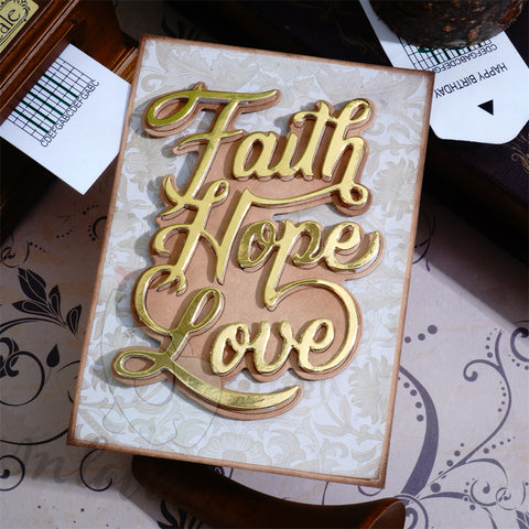 Inlovearts "Faith, Hope, Love" Cutting Dies