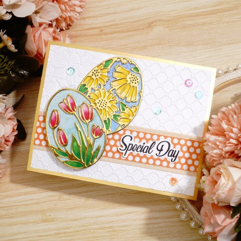 Inlovearts Floral Egg Cutting Dies