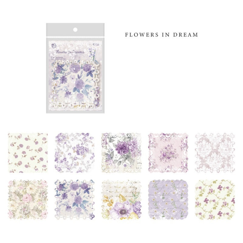 Inlovearts Floral Lace Paper-6 Styles