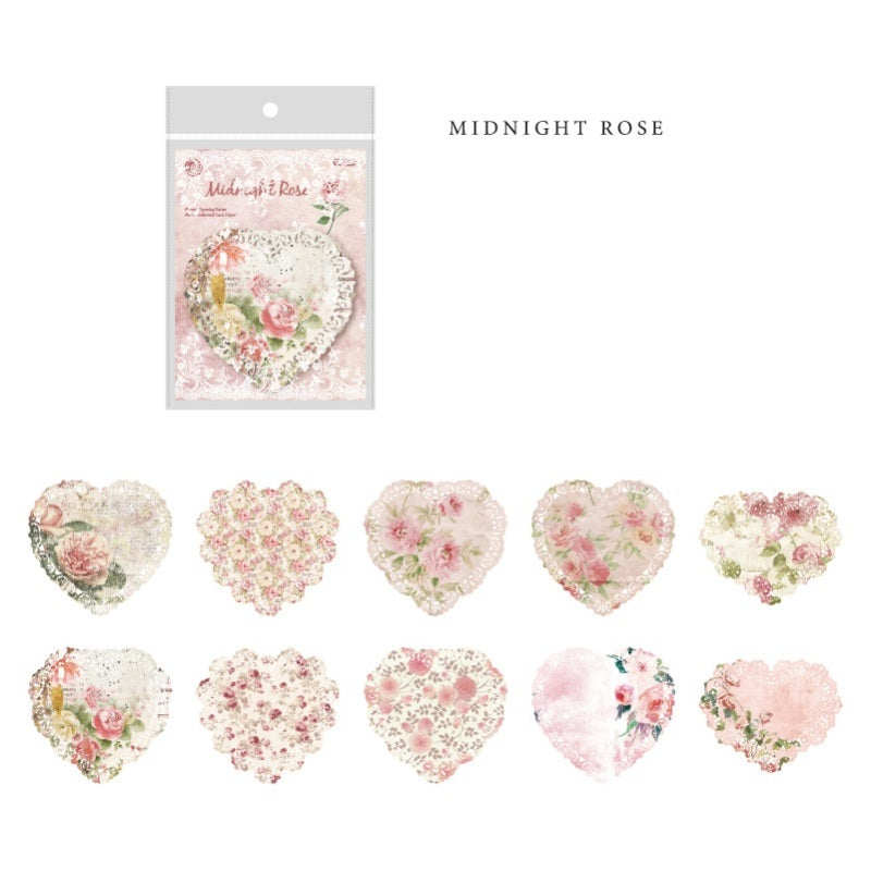 Inlovearts Floral Lace Paper-6 Styles
