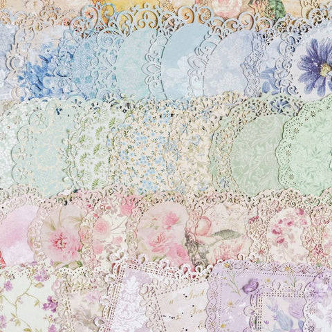 Inlovearts Floral Lace Paper-6 Styles