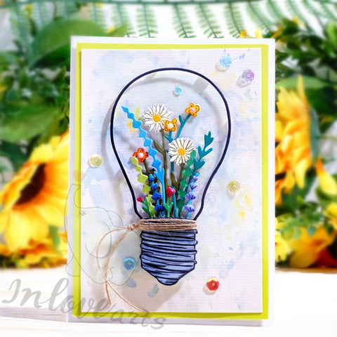 Inlovearts Flowers in Bulb Cutting Dies