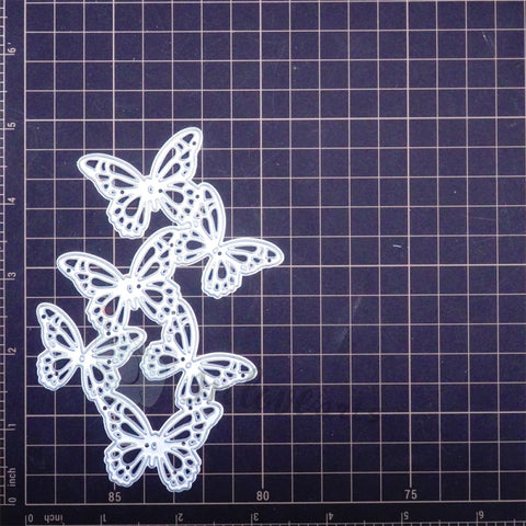 Inlovearts Flying Butterfly Border Cutting Dies