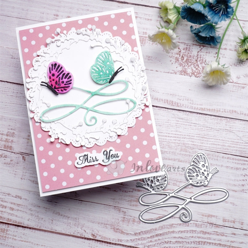 Inlovearts Flying Butterfly Cutting Dies