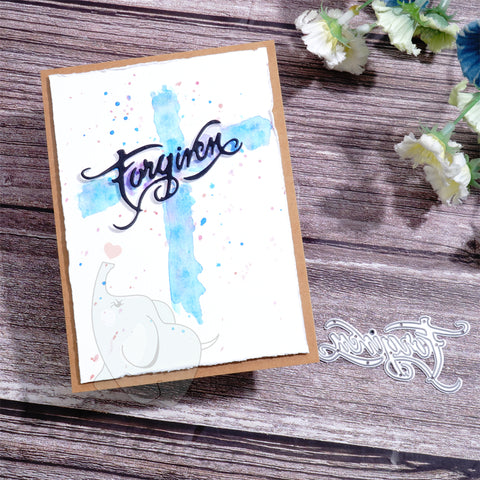 Inlovearts "Forgiven" Word Cutting Dies