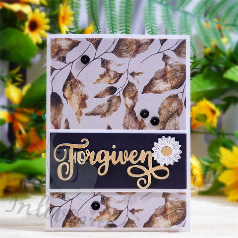 Inlovearts "Forgiven, Amen" with Daisy Cutting Dies