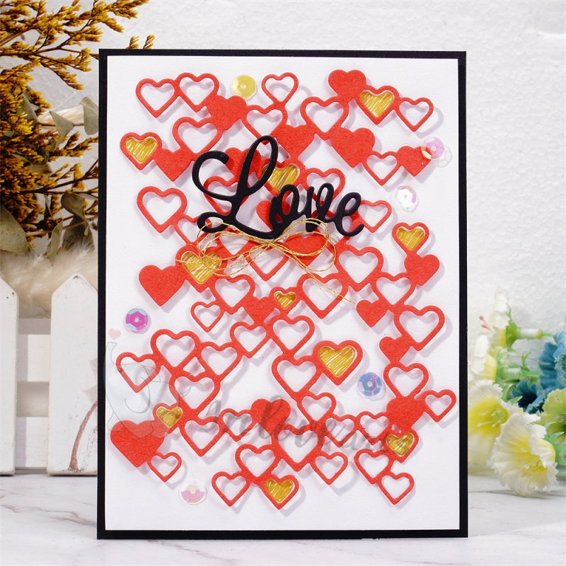 Inlovearts Full of Love Border Cutting Dies
