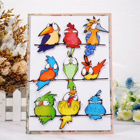 Inlovearts Funny Birds Cutting Dies
