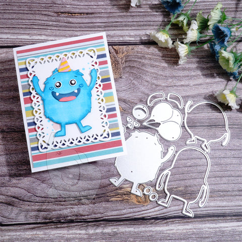 Inlovearts Funny Little Monster Cutting Dies
