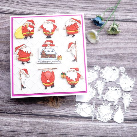Inlovearts Funny Santa Claus Cutting Dies