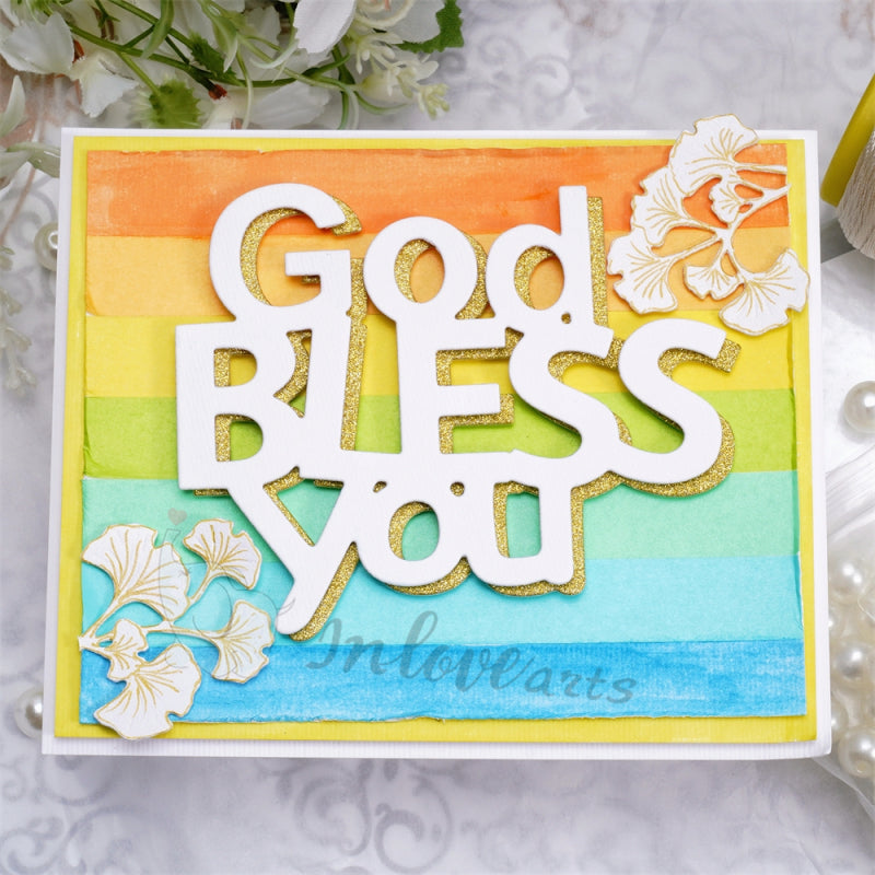 Inlovearts "GOD BLESS YOU Cutting Dies