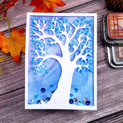 Inlovearts Giant Tree Background Board Cutting Dies