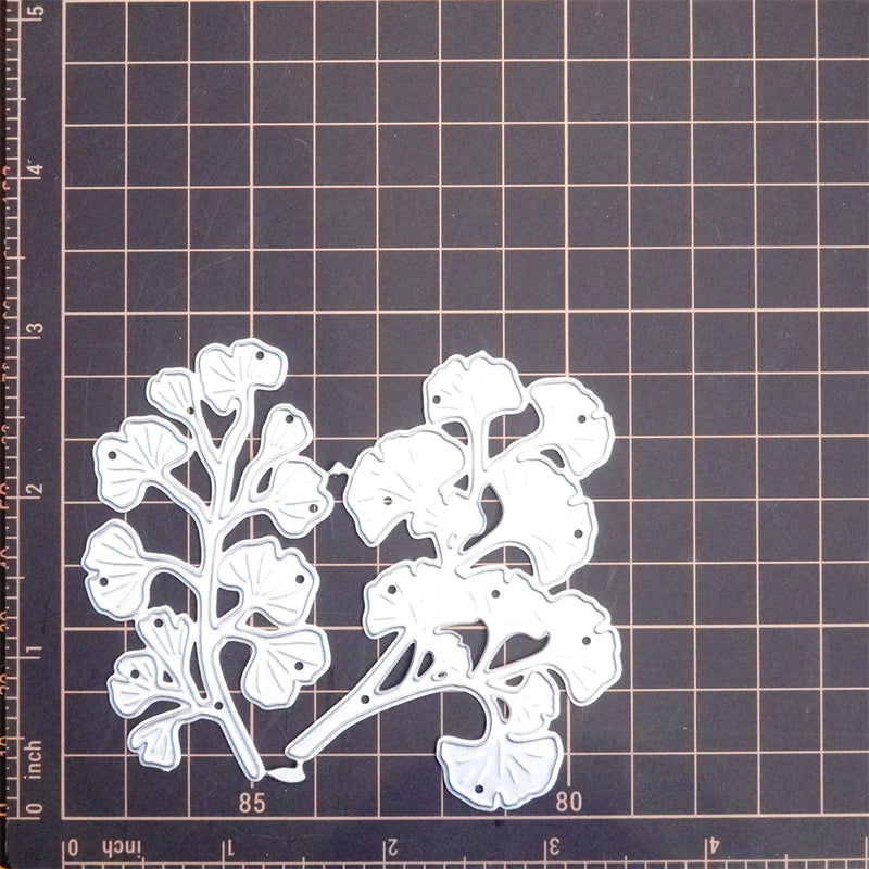 Inlovearts Ginkgo Leaves Cutting Dies