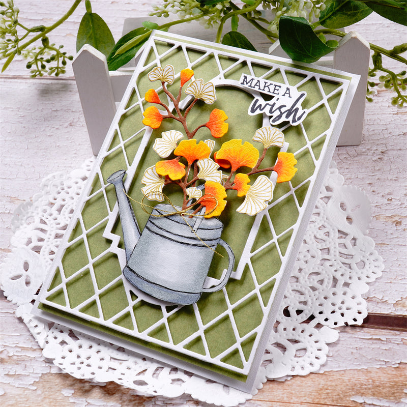Inlovearts Ginkgo Leaves Cutting Dies