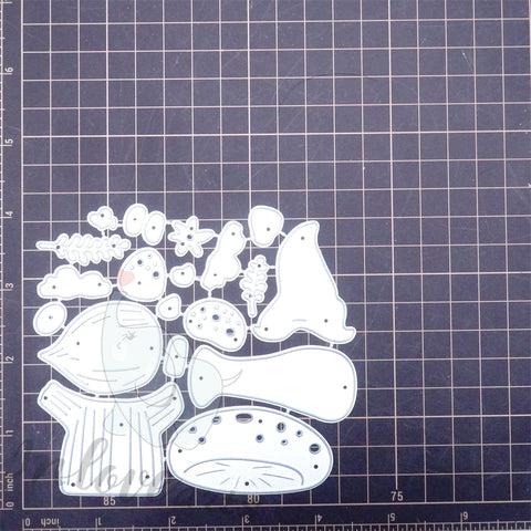 Inlovearts Gnome and Mushroom Cutting Dies
