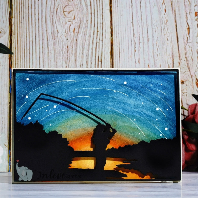 Inlovearts Go Fishing Cutting Dies