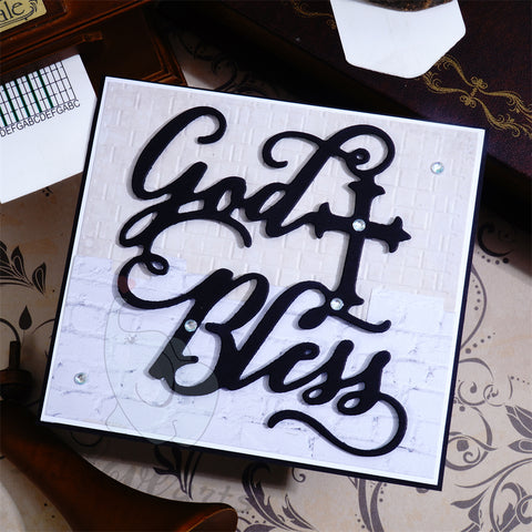 Inlovearts "God Bless" Word Cutting Dies