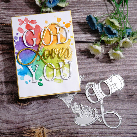 Inlovearts God Loves You Cutting Dies