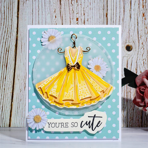 Inlovearts Gorgeous Skirt Cutting Dies