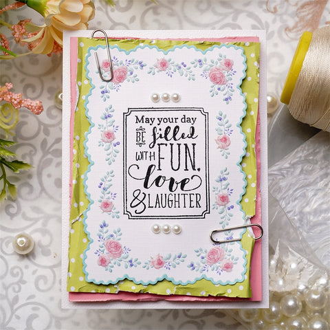Inlovearts Grateful Words Clear Stamps