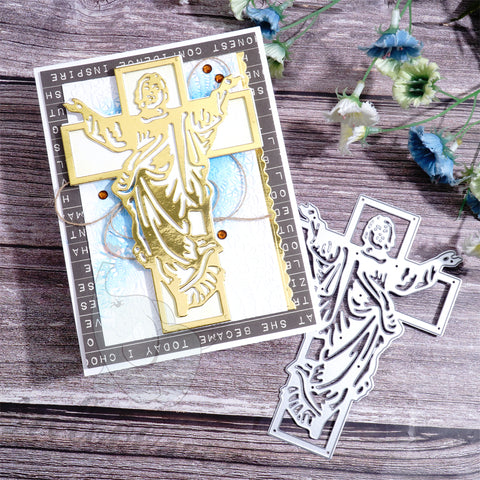 Inlovearts Great Jesus Cross Cutting Dies