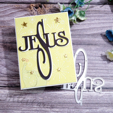 Inlovearts Great Jesus Word Cutting Dies