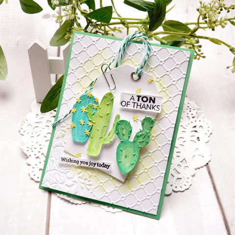 Inlovearts Green Cactus Cutting Dies