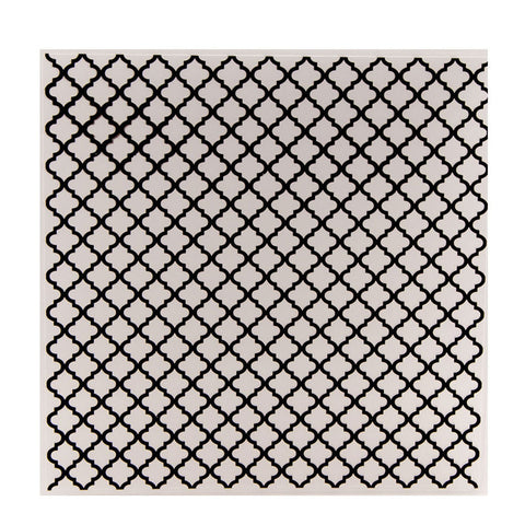 Inlovearts Grid Pattern Emboss Folder