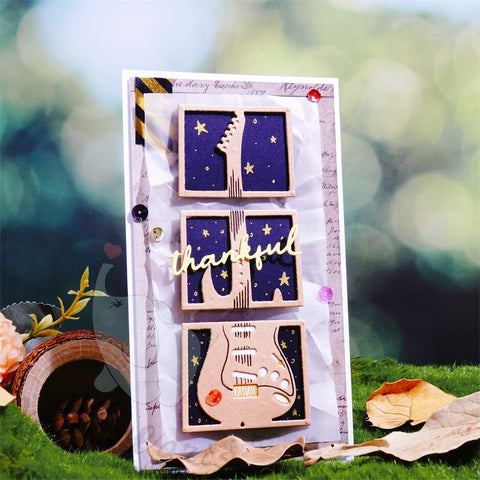 Inlovearts Guitar Frame Set Cutting Dies