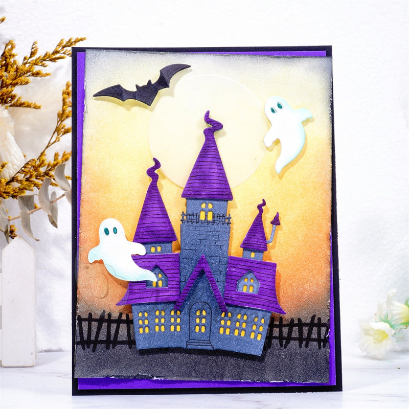 Inlovearts Halloween Castle Cutting Dies