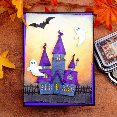 Inlovearts Halloween Castle Cutting Dies