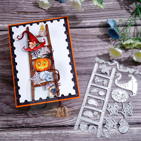 Inlovearts Halloween Style Shelf Cutting Dies