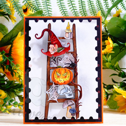 Inlovearts Halloween Style Shelf Cutting Dies