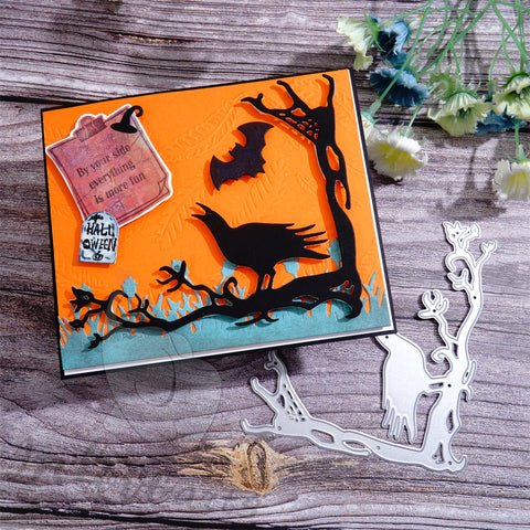 Inlovearts Halloween Theme Corner Border Cutting Dies