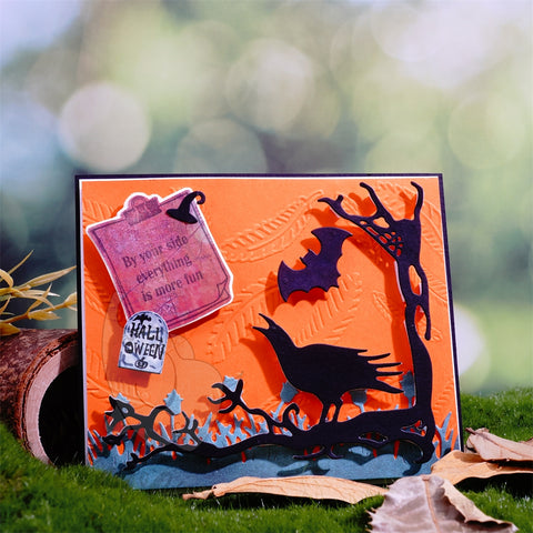 Inlovearts Halloween Theme Corner Border Cutting Dies